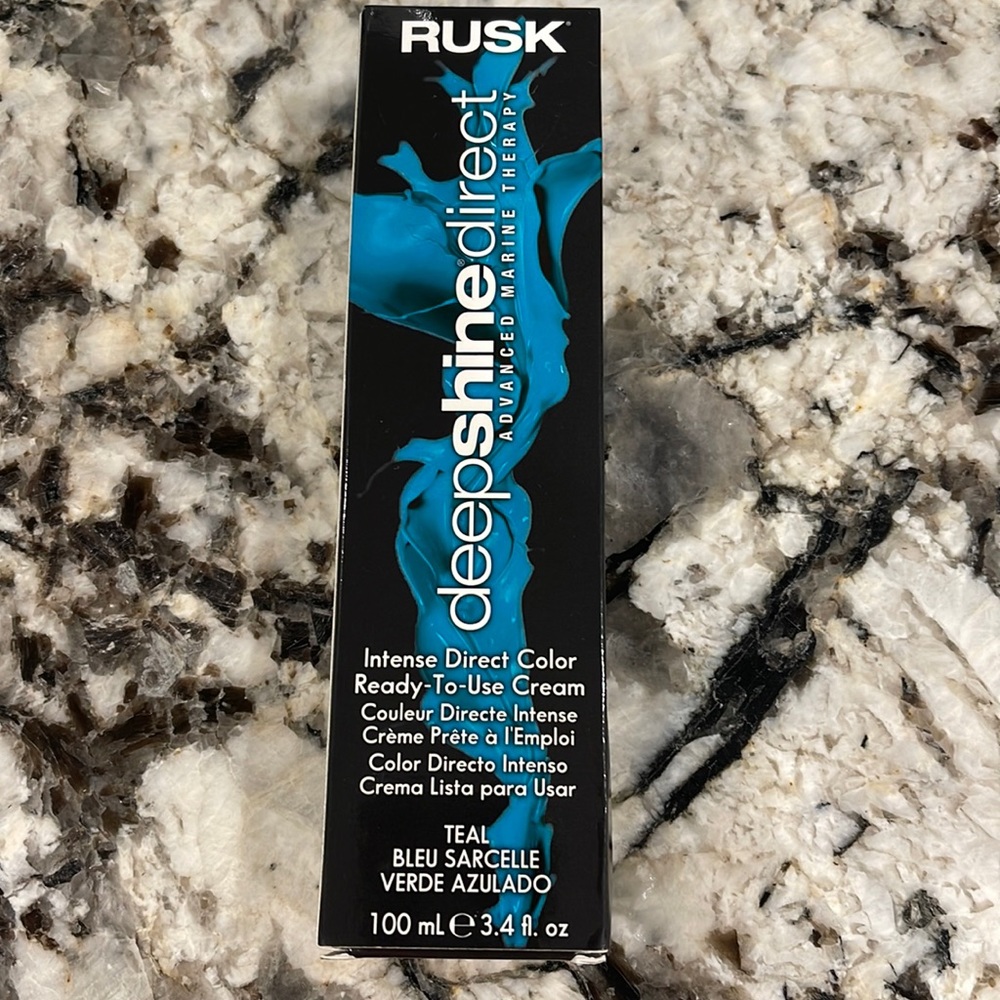 🥳5 for $25 sale! #5for25 sealed teal professional hair color Rusk deep shine